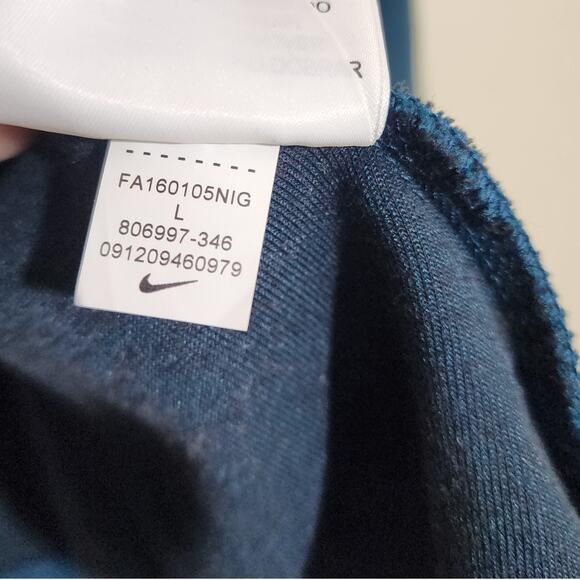 Nike Olympic sportswear teal tech fleece Brasil full zip front woman size Large - Picture 4 of 14